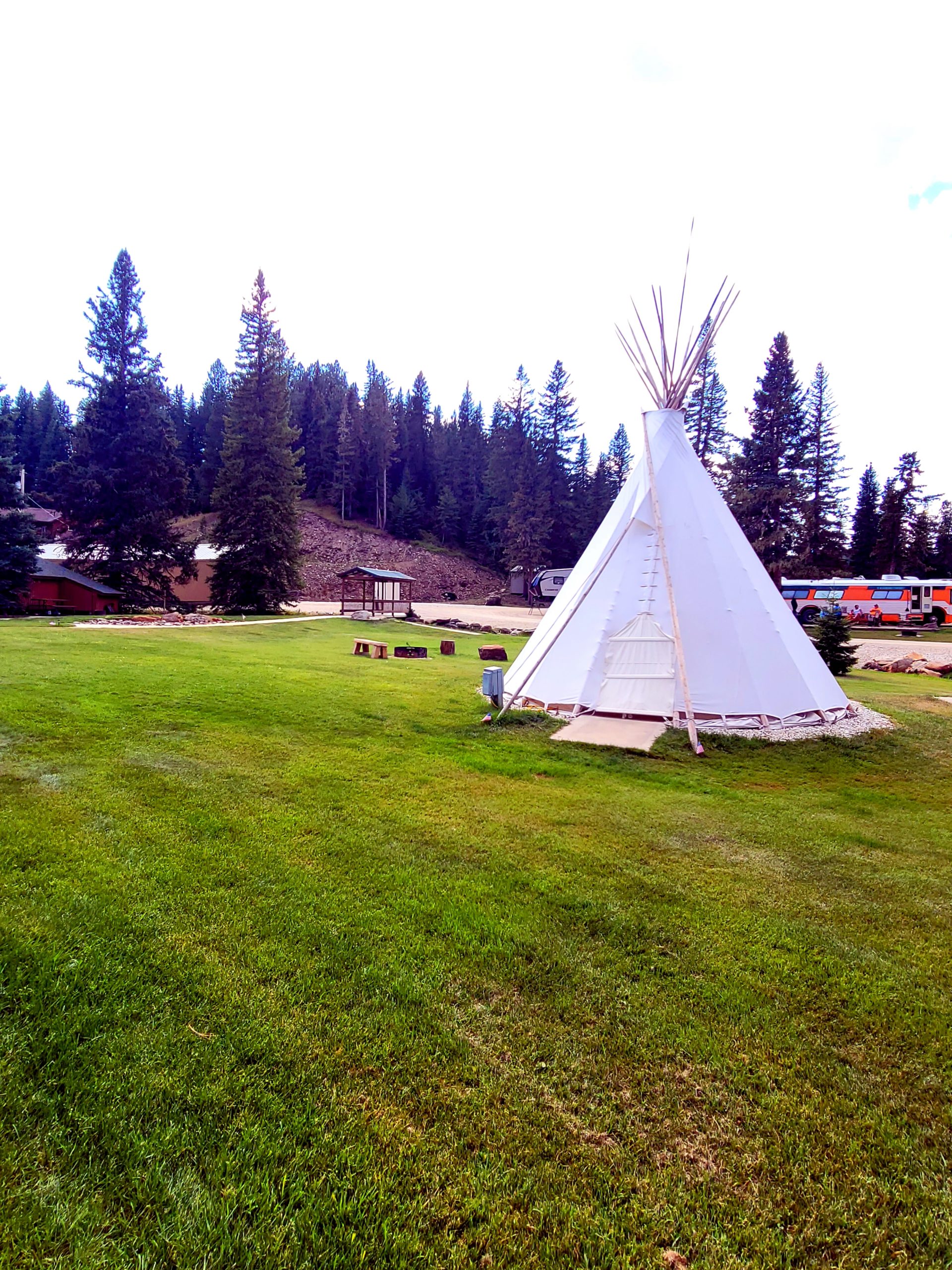 Tipi Rental Creekside Campground